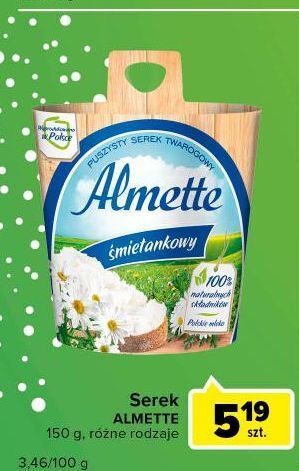 Carrefour Express Serek śmietankowy hochland almette oferta