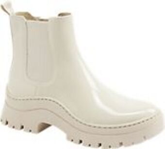 Deichmann Kremowe sztyblety damskie na traperowanej podeszwie oferta