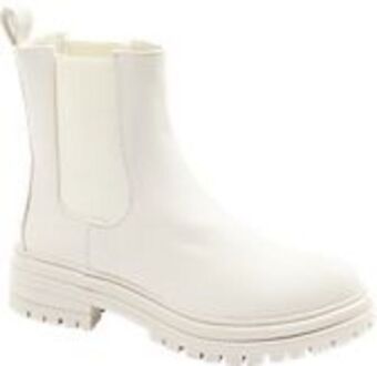 Deichmann Sztyblety damskie w kolorze off-white oferta