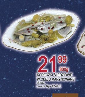 E.Leclerc Koreczki śledziowe w oleju doral oferta