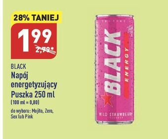 ALDI Napój energetyczny wild strawberry black energy oferta
