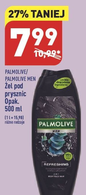 ALDI Żel pod prysznic refreshing palmolive for men oferta