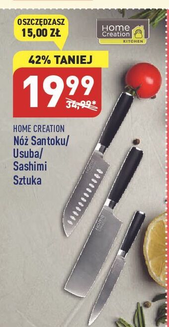 ALDI Nóż sashimi 20.2 cm home creation oferta