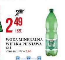 E.Leclerc Woda lecznicza wielka pieniawa oferta