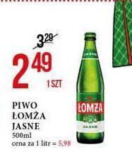E.Leclerc Piwo łomża jasne (dawniej export) oferta