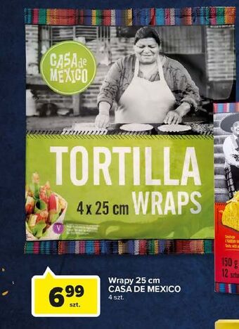 Carrefour Tortilla wraps casa de mexico oferta