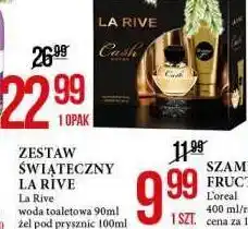 E.Leclerc Żel pod prysznic 100 ml + woda toaletowa 90 la rive cash oferta