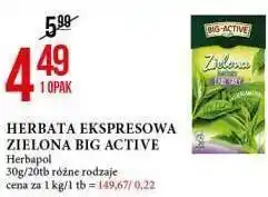 E.Leclerc Herbata earl grey z bergamotką big-active zielona oferta