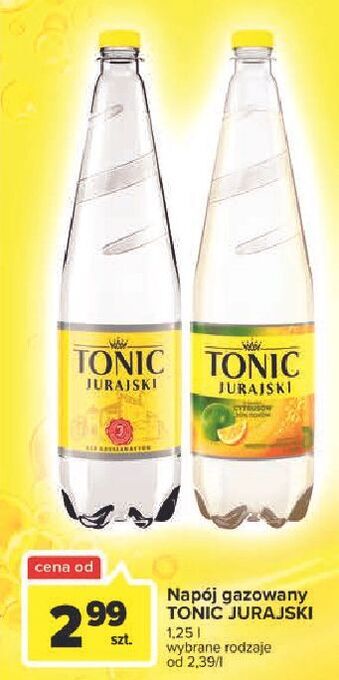 Carrefour Tonic cytrusowy jurajska oferta