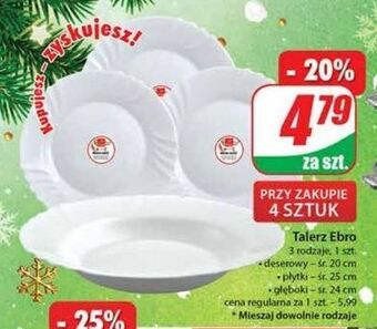 Dino Talerz ebro głęboki 24 cm oferta