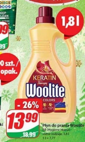 Dino Płyn do prania mix colors woolite keratin oferta