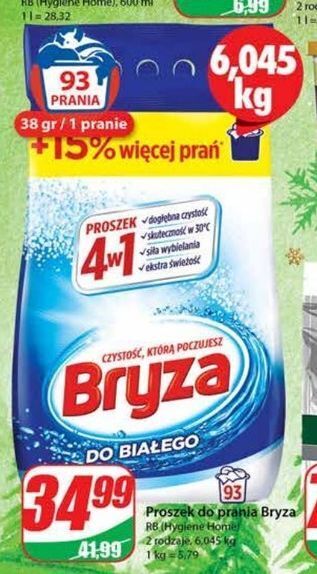 Proszek do prania białego 4w1 bryza
