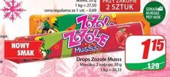 Dino Dropsy pomarańczowe zozole oferta