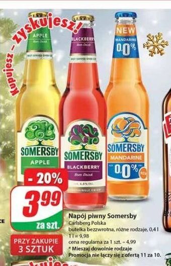 Dino Piwo somersby mandarine 0.0% oferta