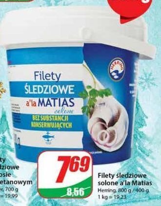 Dino Filety śledziowe matjas herring oferta