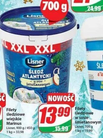 Dino Śledź atlantycki w sosie śmietanowym lisner oferta
