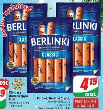 Dino Parówki classic morliny berlinki oferta