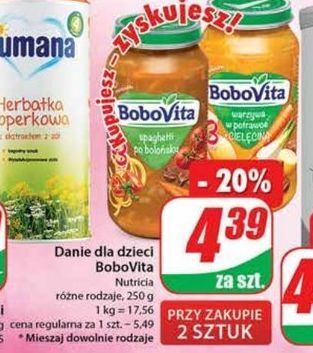 Dino Warzywa w potrawce z cielęciną bobovita oferta