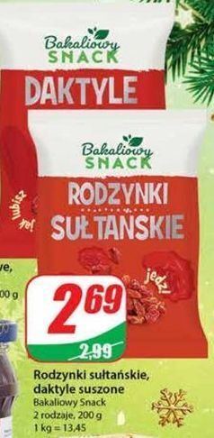 Dino Rodzynki sułtańskie bakaliowy snack oferta