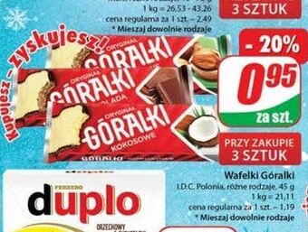 Dino Wafelek orzechowy góralki oferta