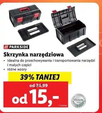 Lidl Skrzynka narzedziowa parkside oferta