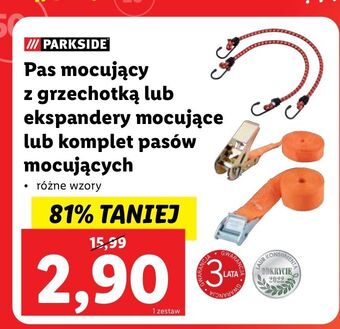 Lidl Pas mocujący z grzechotką parkside oferta