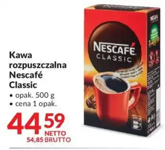 Makro Nescafe Classic Kawa rozpuszczalna opak. 500g oferta