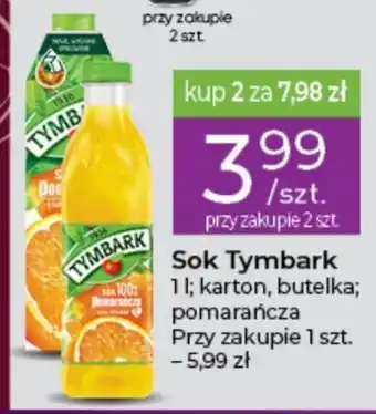 Stokrotka Tymbark Sok 1L karton, butelka pomarańcza oferta