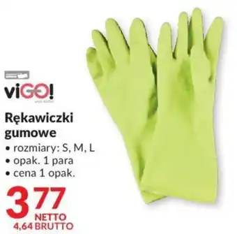 Makro Vigo Rękawiczki gumowe rozmiary: S, M, L opak. 1 para oferta