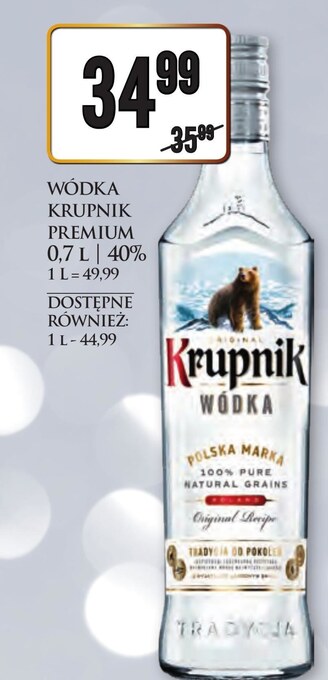 Dino Wódka krupnik oferta
