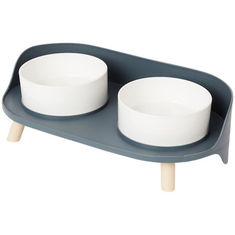 Action Podwójna miska na karmę na nóżkach oferta