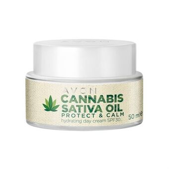 Avon Kojący krem na dzień z olejem konopnym oferta