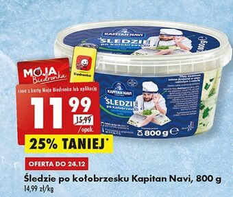 Biedronka Śledzie po kołobrzesku kapitan navi oferta