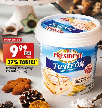 Biedronka Twaróg sernikowy president oferta