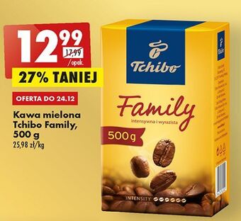 Biedronka Kawa tchibo family classic oferta