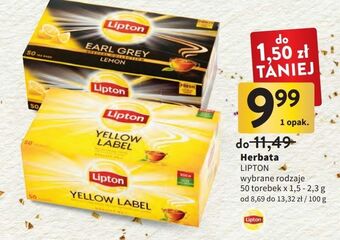 Intermarche Herbata lipton yellow label tea oferta