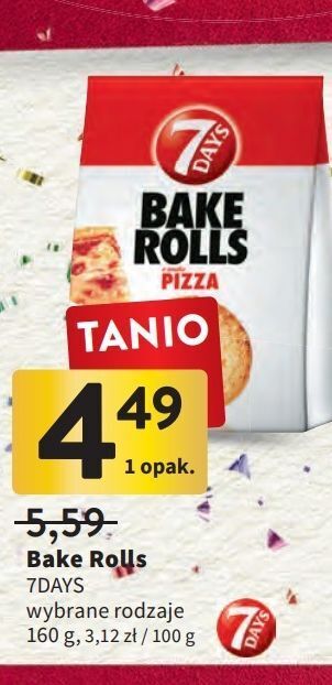 Intermarche Bake rolls pizza 7 days rolls oferta