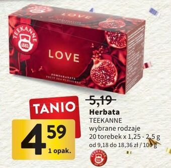 Intermarche Herbata pomegranate teekanne love oferta
