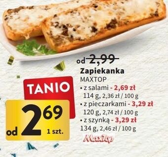Intermarche Zapiekanka z salami maxtop oferta