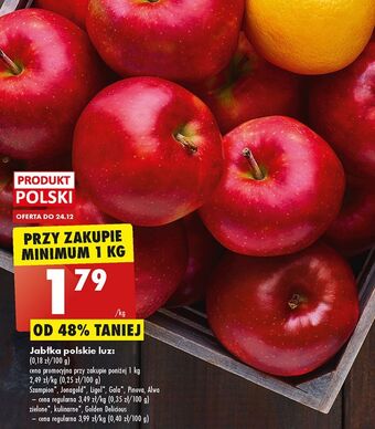 Biedronka Jabłka zielone oferta