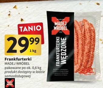 Intermarche Frankfurterki wędzone madej & wróbel oferta