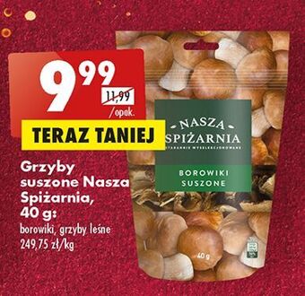 Biedronka Grzyby leśne suszone nasza spiżarnia oferta