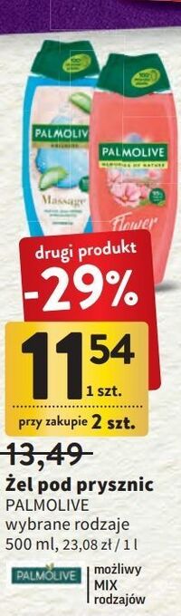 Intermarche Żel pod prysznic flower field palmolive memories of nature oferta