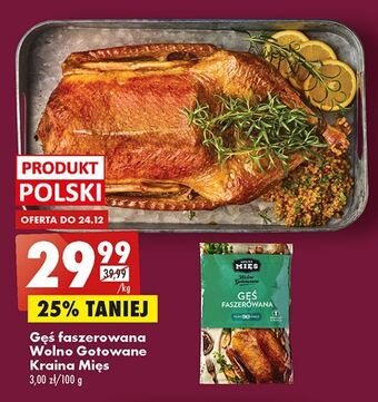 Biedronka Gęś faszerowana kraina mięs oferta
