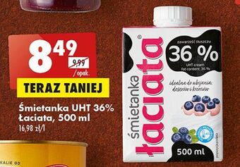 Biedronka Śmietanka 36 % łaciata oferta