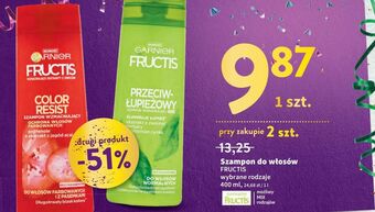 Intermarche Szampon garnier fructis przeciwłupieżowy 2w1 oferta