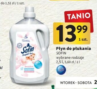 Intermarche Płyn do płukania senstive sofin complete care oferta