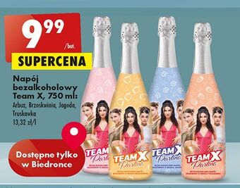 Biedronka Napój bezalkoholowy jagoda team x partino oferta