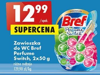 Biedronka Zawieszka do wc zielone jabłko & lilia wodna bref perfume switch oferta