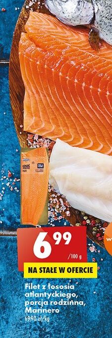 Biedronka Łosoś norweski świeży filet marinero oferta